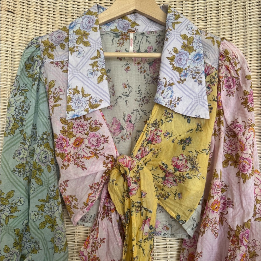 Free People Floral Top